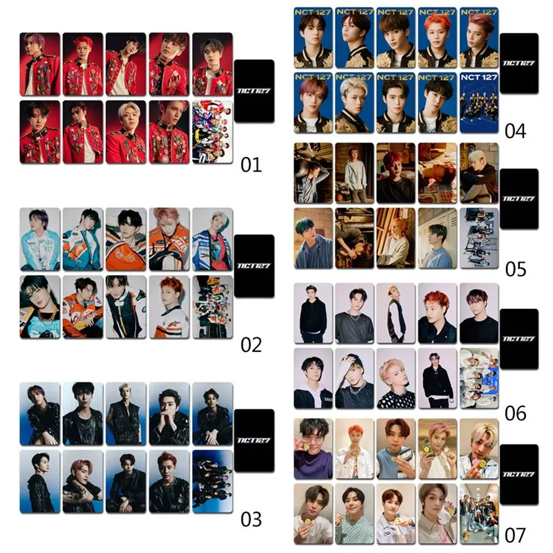 10 шт./компл. Kpop NCT127 Фотокарточка модный новый альбом высокое качество фото для