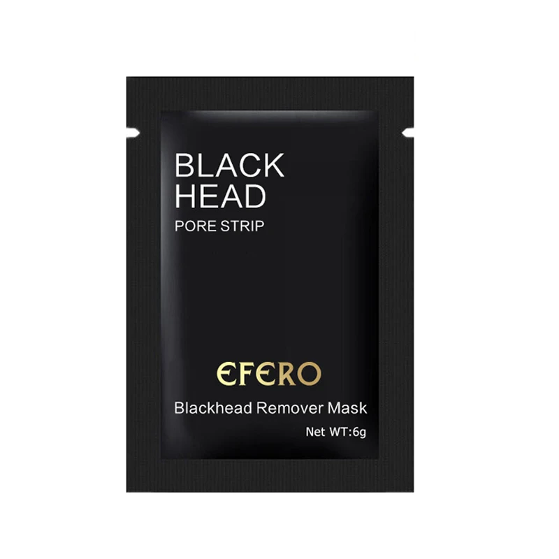 EFERO 1 шт. маска для удаления черных точек на лице с бамбуковым углем чёрных лбу