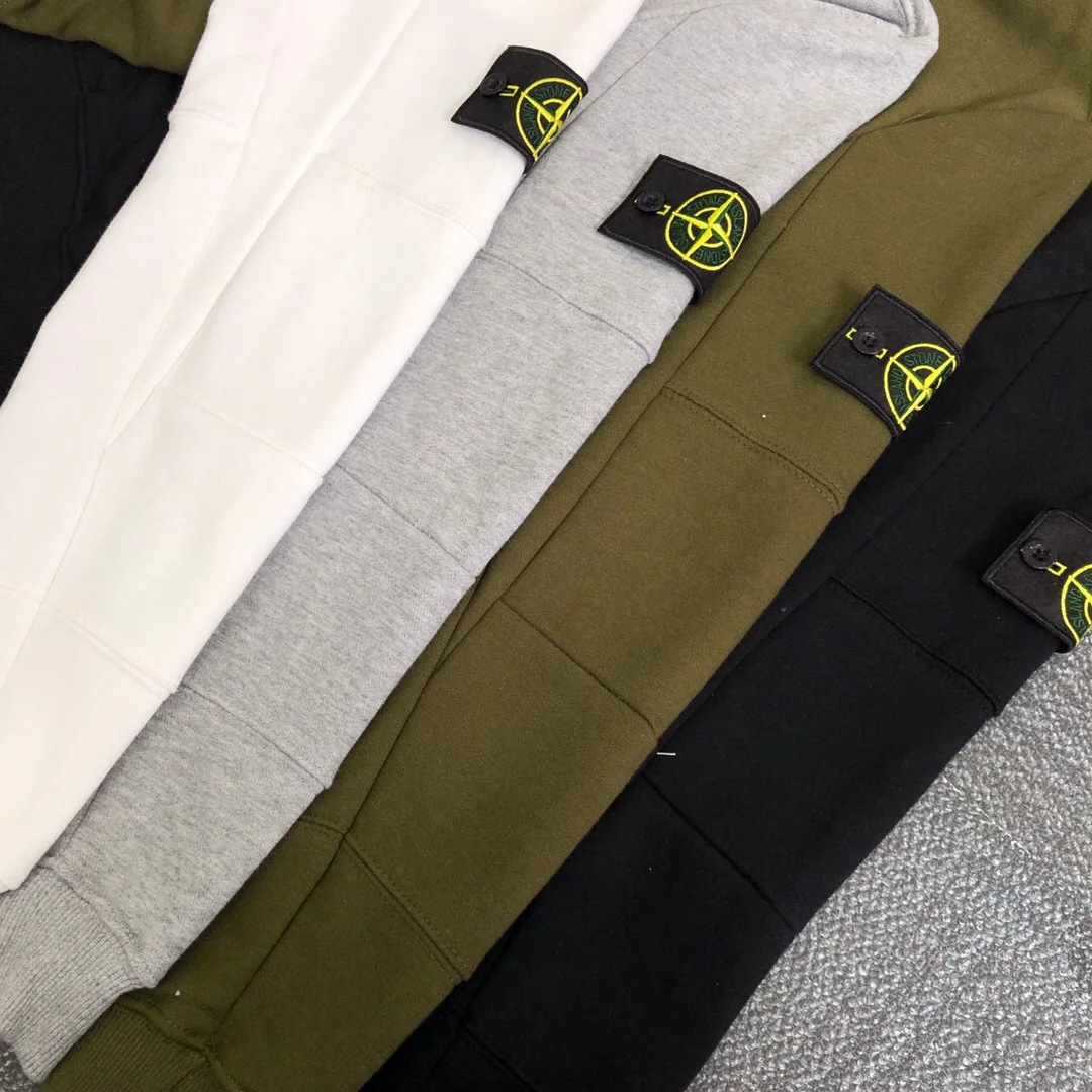 

Stone island-Best Quality Basic Sleeve Compass Patched Women Men Sweatshirt Hoodies Hiphop Streetwear Men Cotton Sweatshirt 3