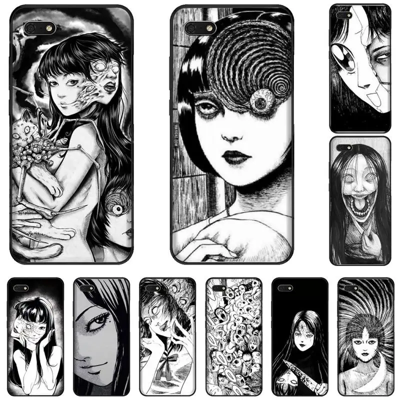 Роскошный чехол для телефона Junji Ito Tees с ужасом сделай сам Huawei Honor 7C 7A 8X 8A 9 10 10i Lite 20