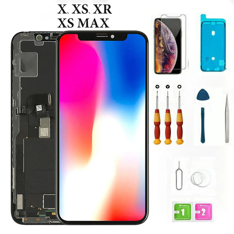 Новый ЖК-дисплей 1:1 для iPhoneX Xs оригинальные запасные части телефона iPhoneXR XsMax |