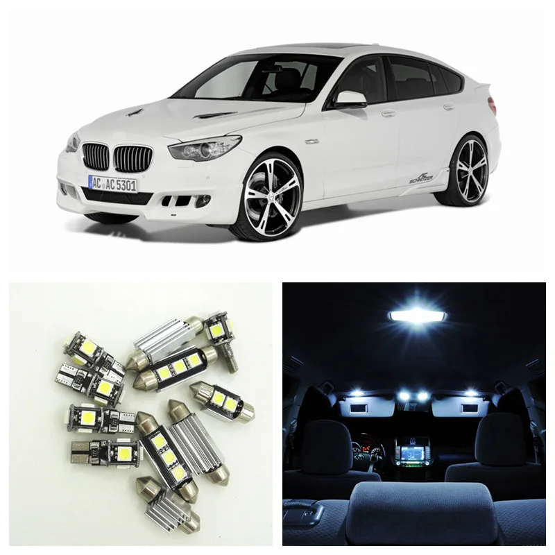 18x автомобильный внутренний светодиодный светильник для BMW 5 серии Gran Туризм Touring