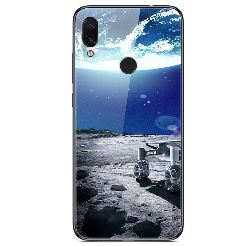 26 Для Xiaomi Redmi Note 7 Чехол из закаленного стекла твердая задняя крышка для Xiomi Redmi Note7 мягкий чехол для телефона бампер на Redmi Note 7 Pro - Цвет: 26