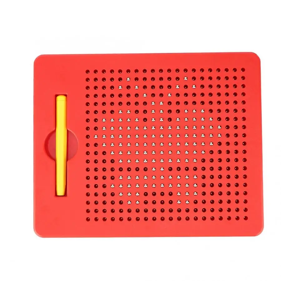 21.5x17.5cm Magnetic Ball Sketch Pad Tablet Drawing Pen Board with Stylus Kids Portable Montessori Toy | Игрушки и хобби