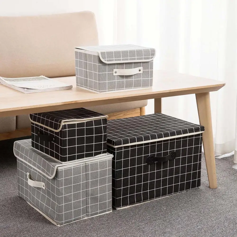 Сетчатый складной ящик для хранения одежды нижнего белья носков органайзер