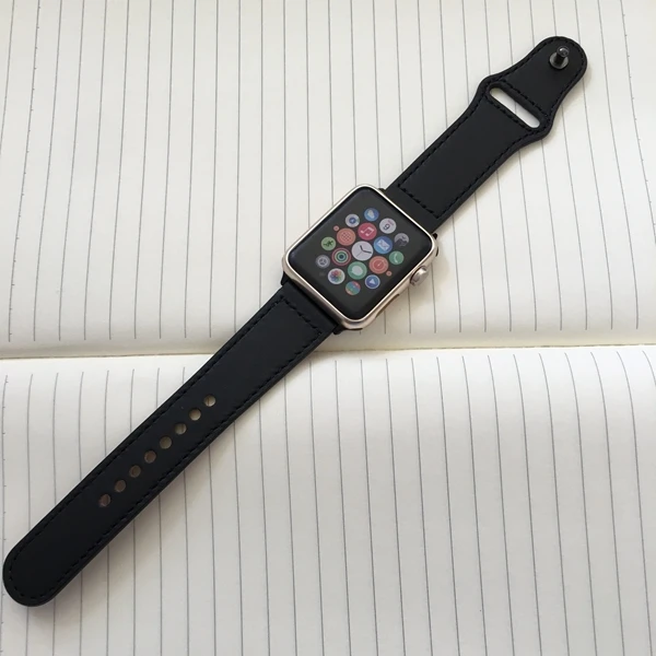 Для iwatch 44 мм 40 3/2/1 аксессуары для браслетов ремешок из натуральной кожи apple watch band 5