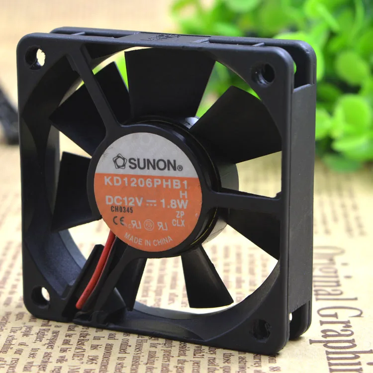 

NEW 6 6CM 6015 12V 1.9W KD1206PHB1 Motor protection cooling