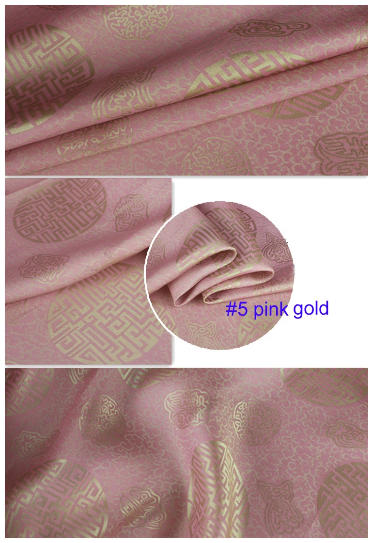 100 см * 114 Китайская традиционная жаккардовая парчовая шелковая хлопчатобумажная