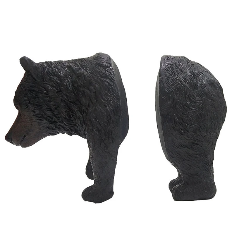

Обнимающаяся статуя черного медведя, искусственная статуя, милый черный медведь, украшения для дерева, скульптура животного, украшение дво...