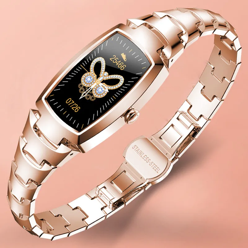 Модные женские Смарт часы 1 08 дюймов IP67 водонепроницаемые длинные в режиме