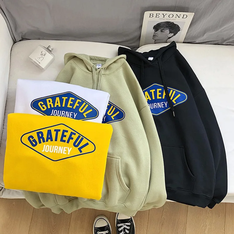 Осеннее повседневное винтажное женское Свободное пальто с капюшоном и длинным