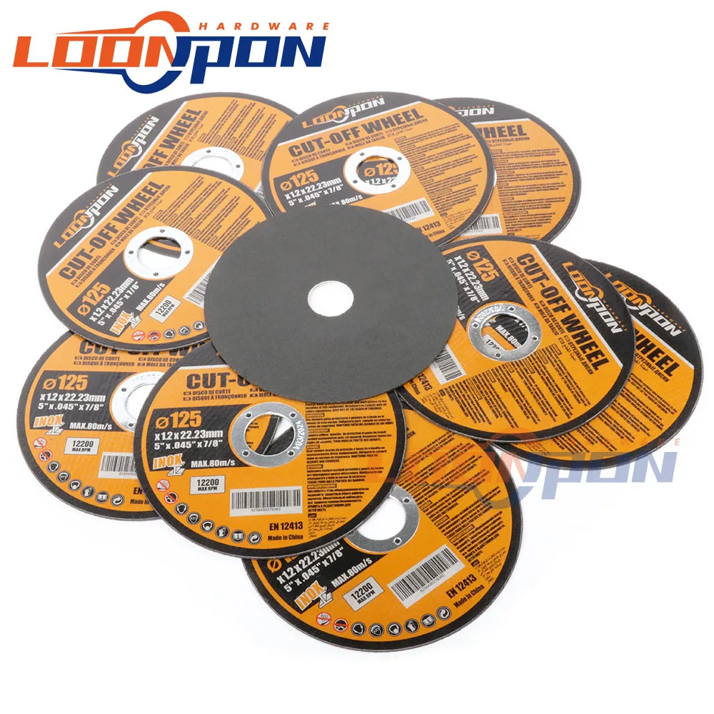 125mm Cutting Disc Metal Cut Off Wheel Angle Grinder Disc Slice Fiber Reinforced Grinding Blade Cutter for Metal Iron 5-50Pcs