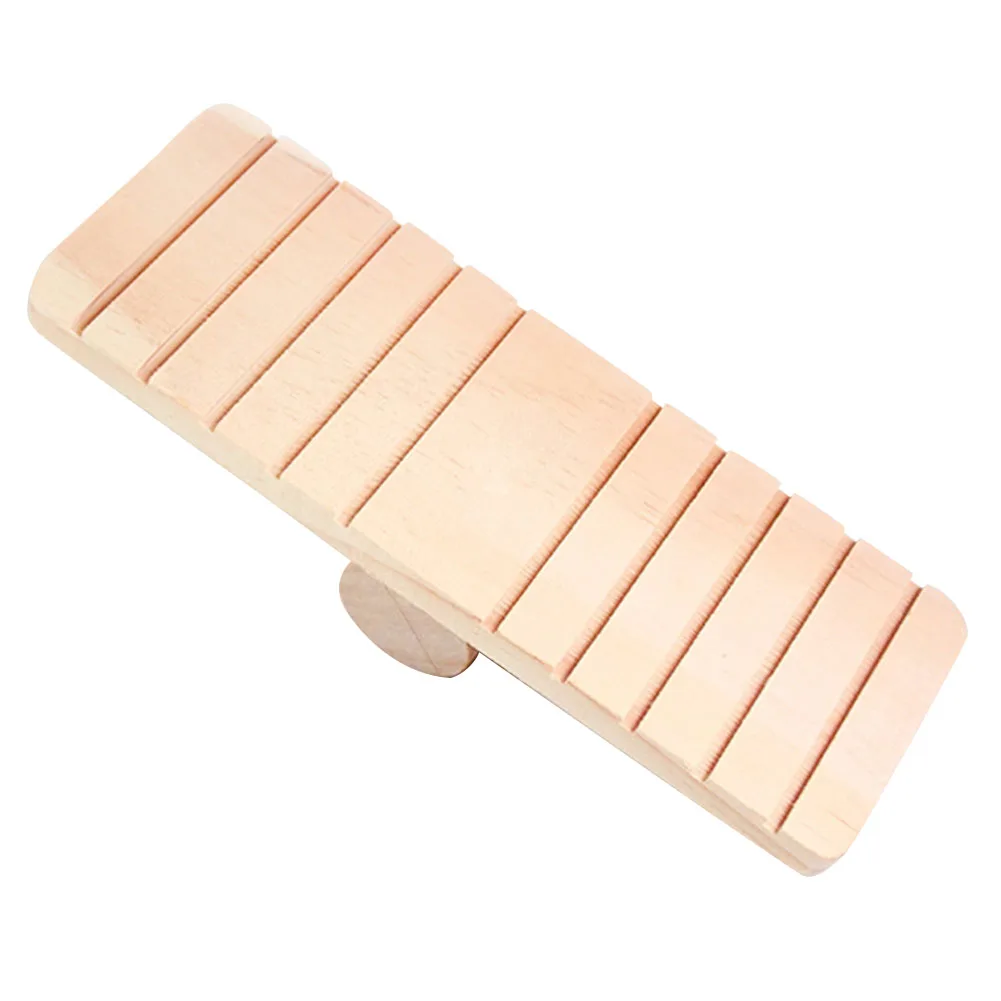 

Climbing Wooded Toys Mini Portable Exercise Anti Chew Home Guinea Pig Hamster Seesaw Practical Pet Supplies Mouse Chinchillas