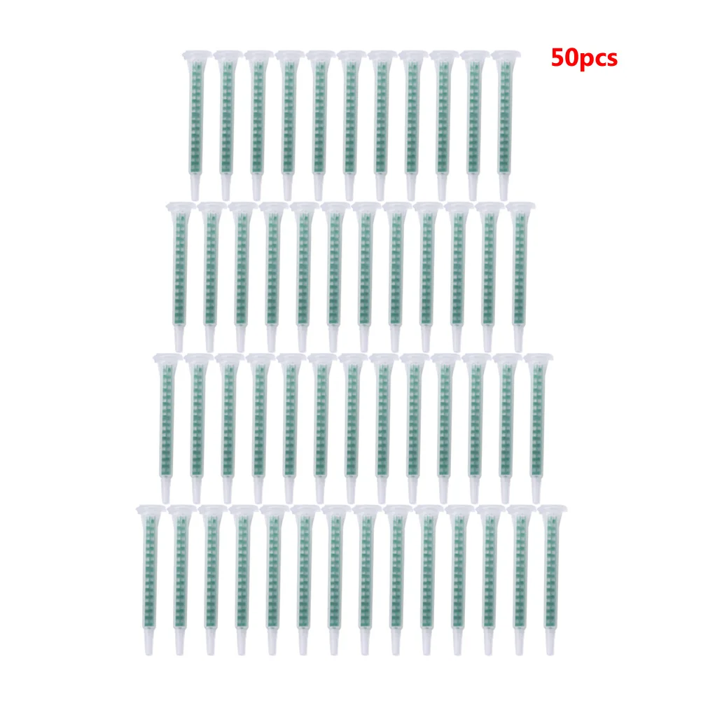 50 шт. 83 мм смешивающая трубка смола AB клей статические смесительные шприцы