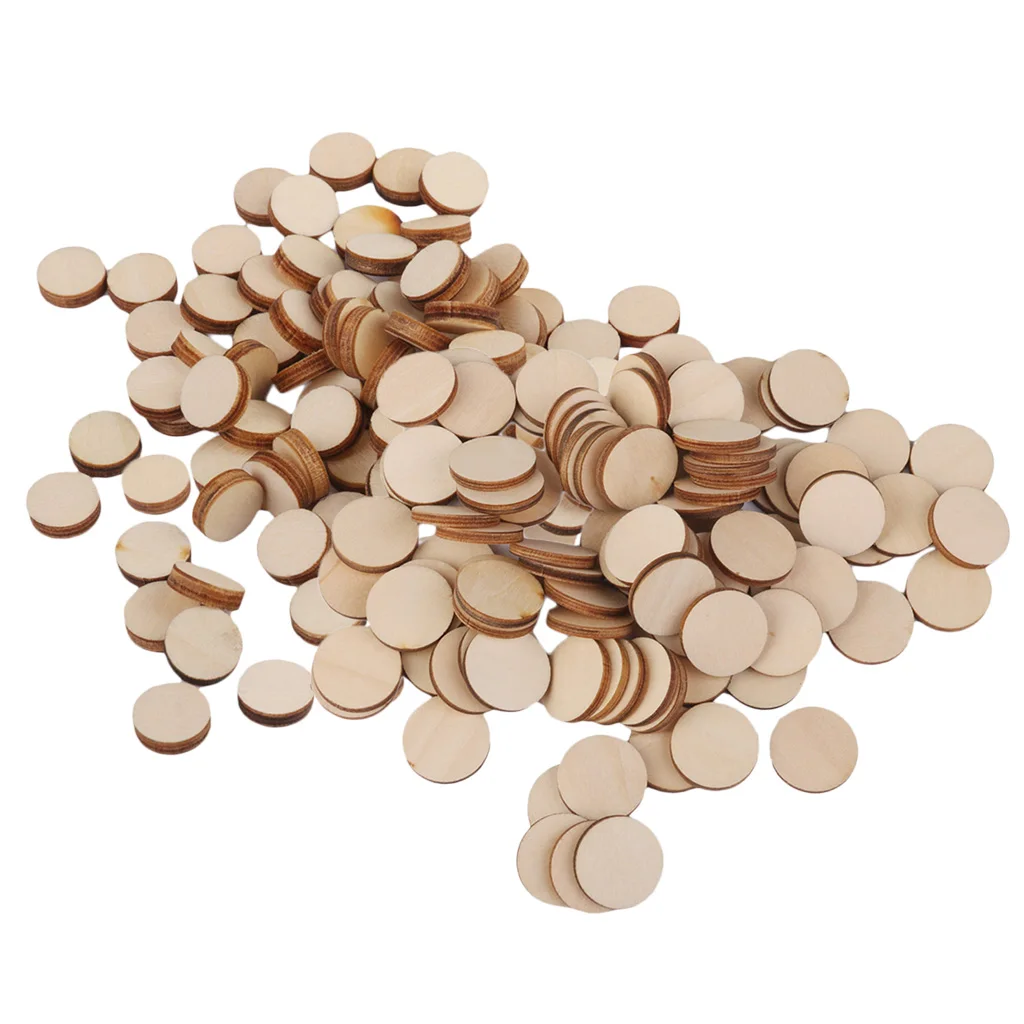 Необработанные деревянные круглые подставки для поделок товары украшения