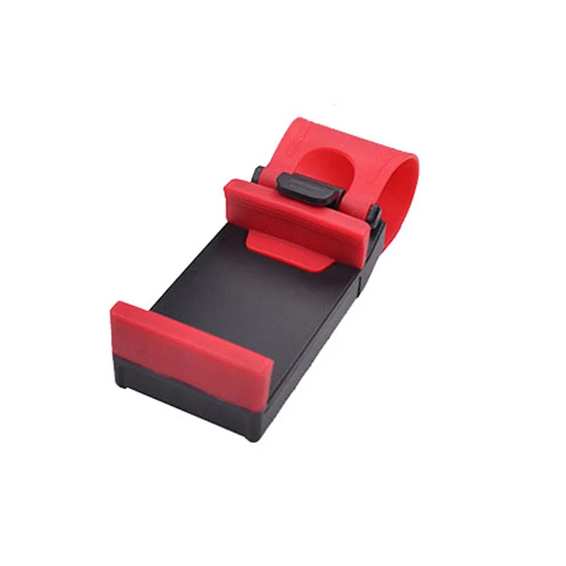 

Steering wheel cell phone rack for width of 53-76mm thickness 6-18mm mobile phones, navigators, MP4 and other electronic things