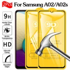 2 шт. 9D полное покрытие экрана мобильного телефона для Samsung Galaxy A02 Защитная пленка для экрана из закаленного стекла защитная пленка на процессором обработки изображений, Galaxi A02 SM-A022F A 02 02 S