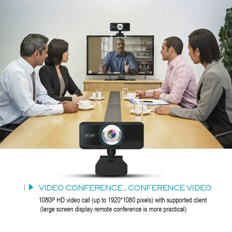 

1080P 5MP Webcam Built-in Microphone Auto Focus High-end Video Call Computer 28GC