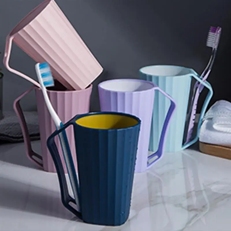 

Bathroom Cup Portable Multipurpose Plastic Toothbrush Cup Toothbrush Holder Bathroom Accessories