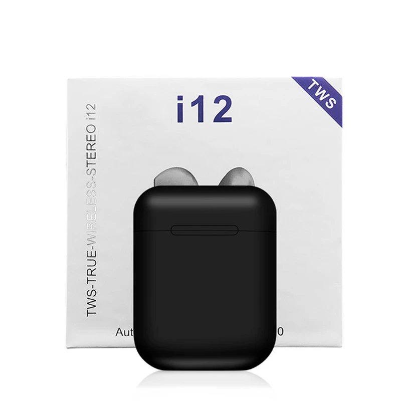 TWS беспроводные наушники i12 Touch Control Bluetooth 5 0 3D Super Bass Pods для iPhone Xiaomi Smart Phone|Наушники и