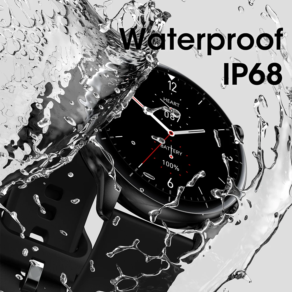 

New Smart Watch Men Women Full Touch Screen Sport Fitness Watches IP68 Waterproof Bluetooth Call For Android IOS Smartwatch