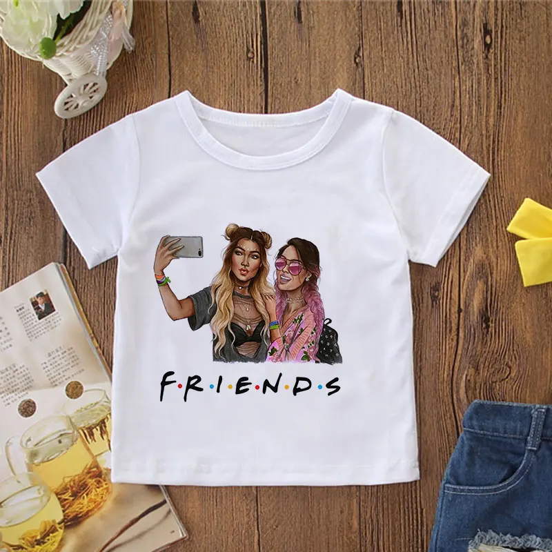 Новое поступление футболки для мальчиков детские топы девочек Я и мои хорошие
