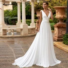 Lakshmigown богемное пляжное свадебное платье Лето 2021 простые шифоновые длинные элегантные свадебные платья Vestido de Fiesta