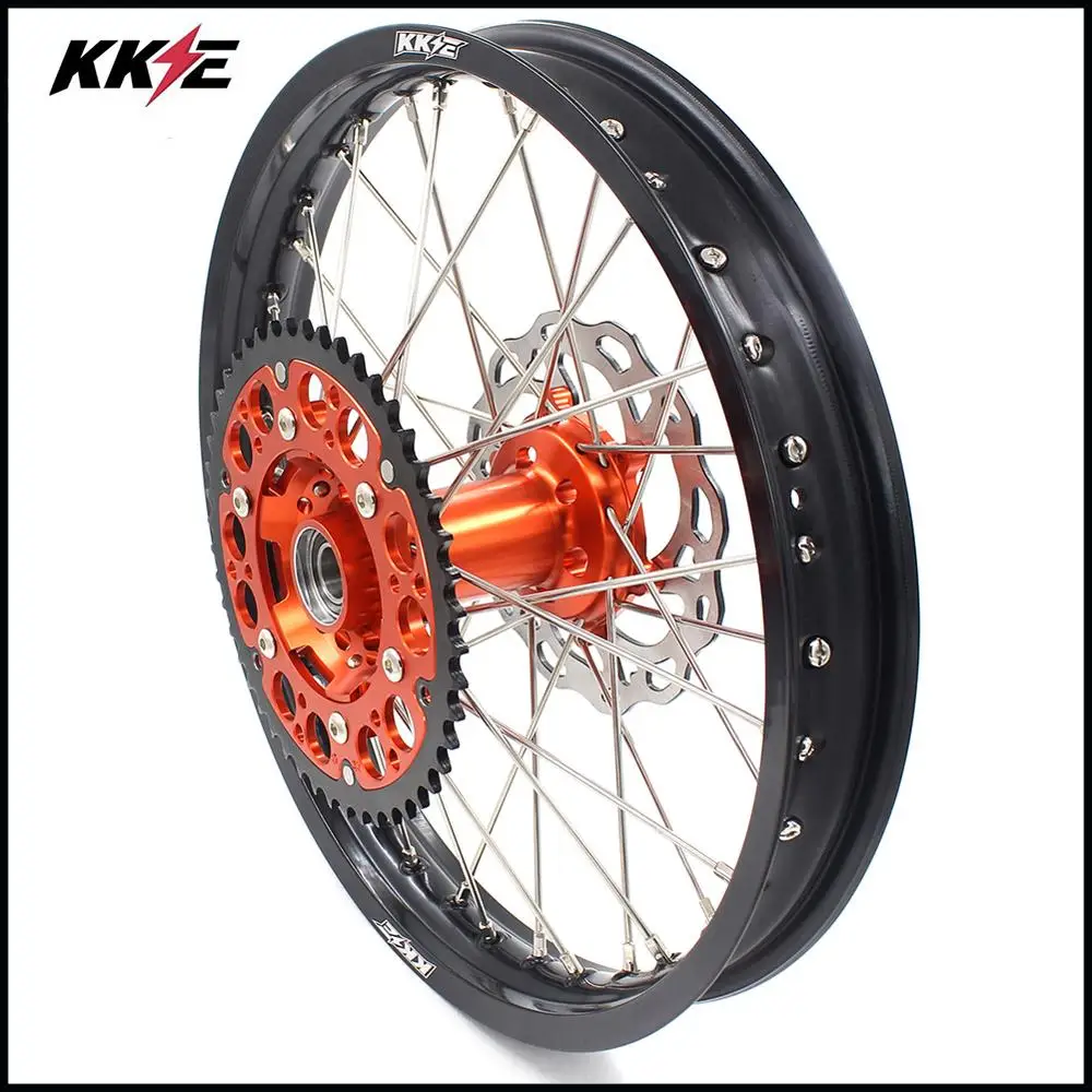 KKE 21 & 18 полный Enduro колеса Набор для EXC F W XCW 125 530 2003 2021 диски|motorcycle wheel|wheel for motorcyclektm exc