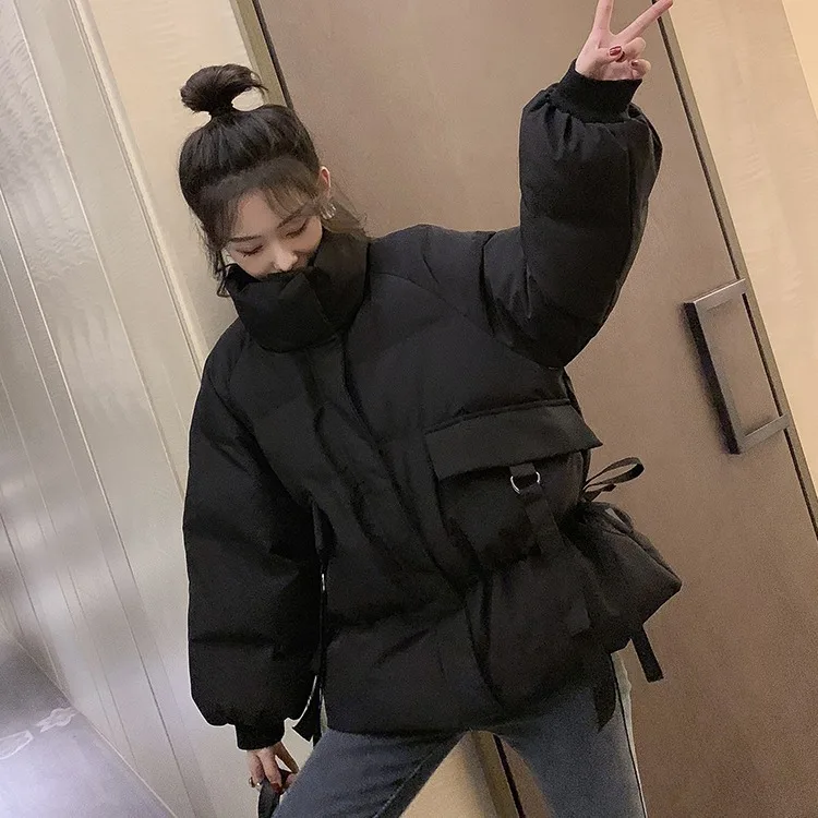 GLWOW зимнее женское пальто 2020 свободная теплая Женская куртка корейская мода