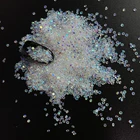 Миниатюрные стеклянные стразы без фольги, разные размеры, 1440 шт., кристалл и AB, шатон, для маникюра, с заостренным носком, со стразами