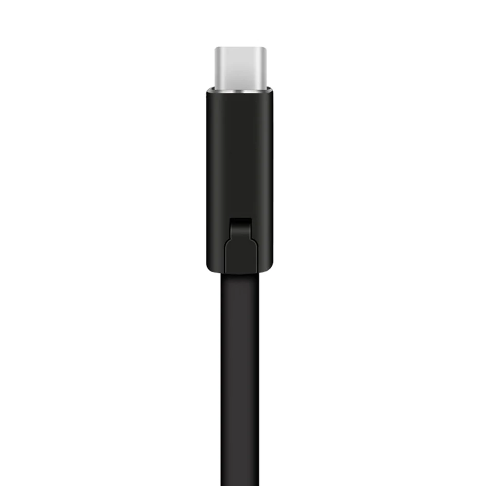 1,5 m 4A быстрое зарядное устройство, кабель, пригодный для ремонта, USB, строка данных для Android IOS type C, переработка, адаптер для зарядки, шнур Z2 - Цвет: Черный
