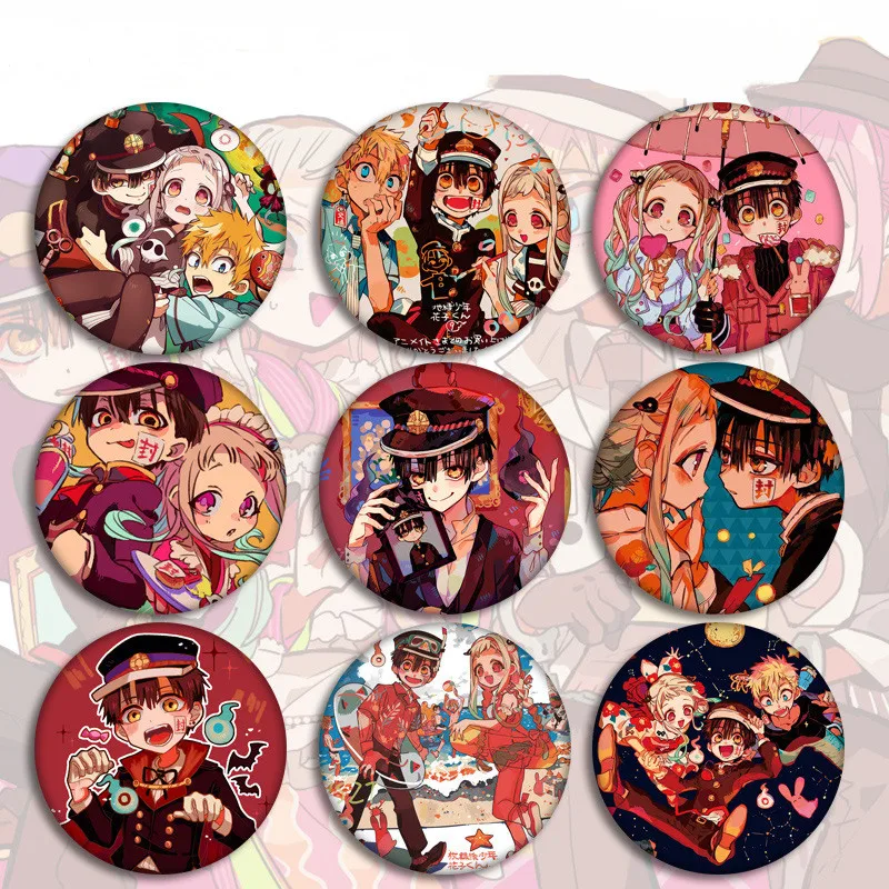 

Hot Anime Toilet Bound Hanako kun Yugi Amane Badge Fantasy Aesthetic Enamel Anime JSHK Pin Decoration Brooch