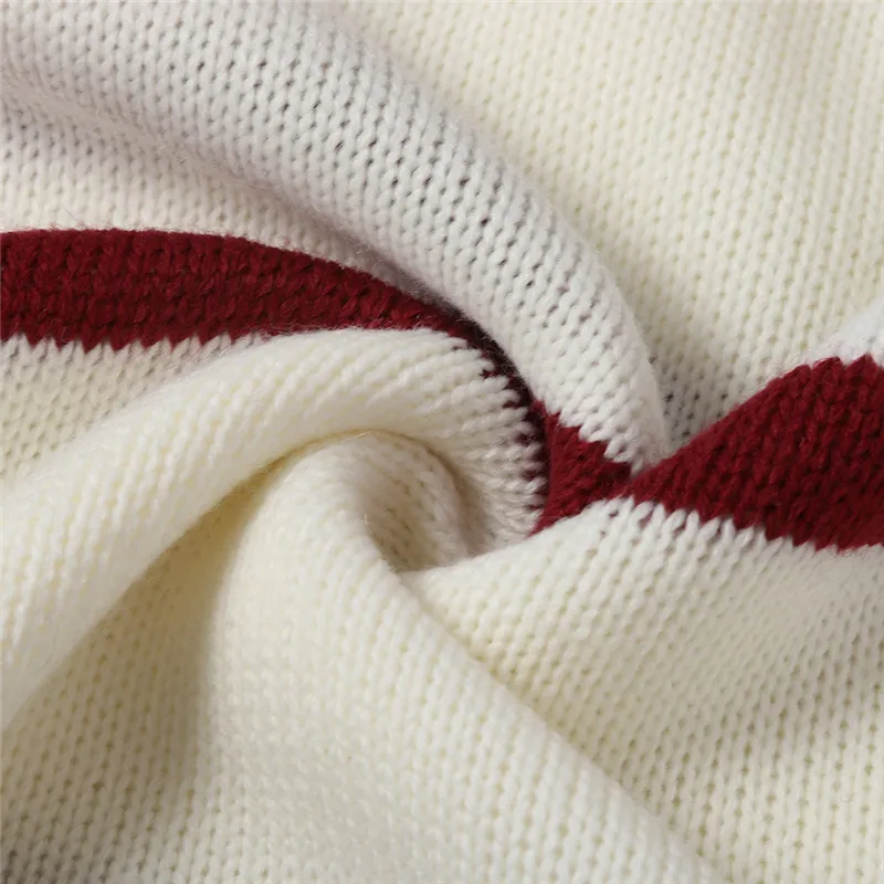 Женский свитер с бахромой пуловер свободный длинными рукавами топы вязаная