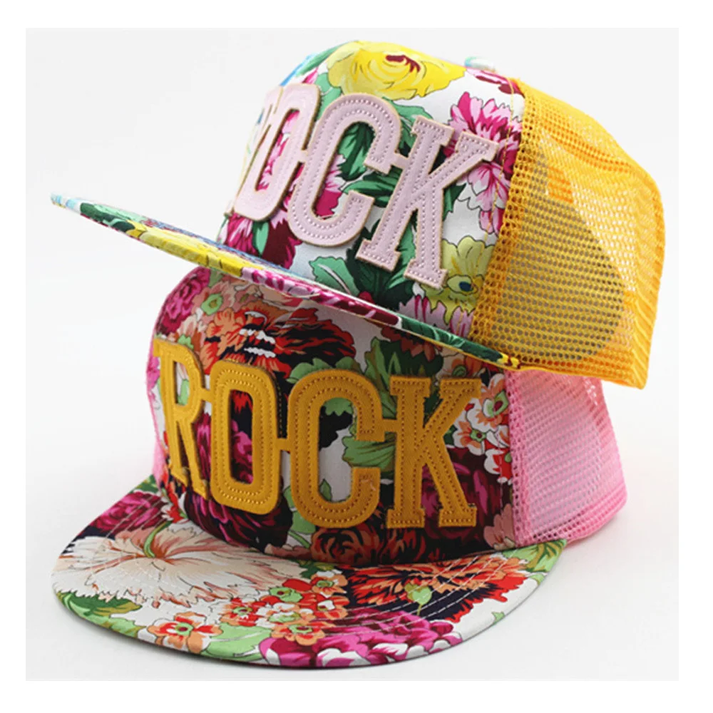 

Cute Baby Boy Cap Embroidery ROCK Baby Baseball Cap Spring Summer Children Cotton Sun Hat Mesh Toddler Girl Outdoor Visor Hats