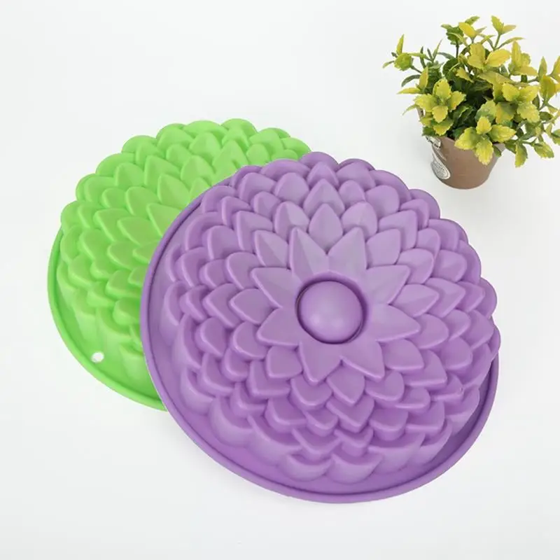 

1 Piece New Silicone Cake Mold Creative Sunflower Shaped Non-Stick Bread Molds Kitchen Pastry Toast Cake Baking Tool Accessories
