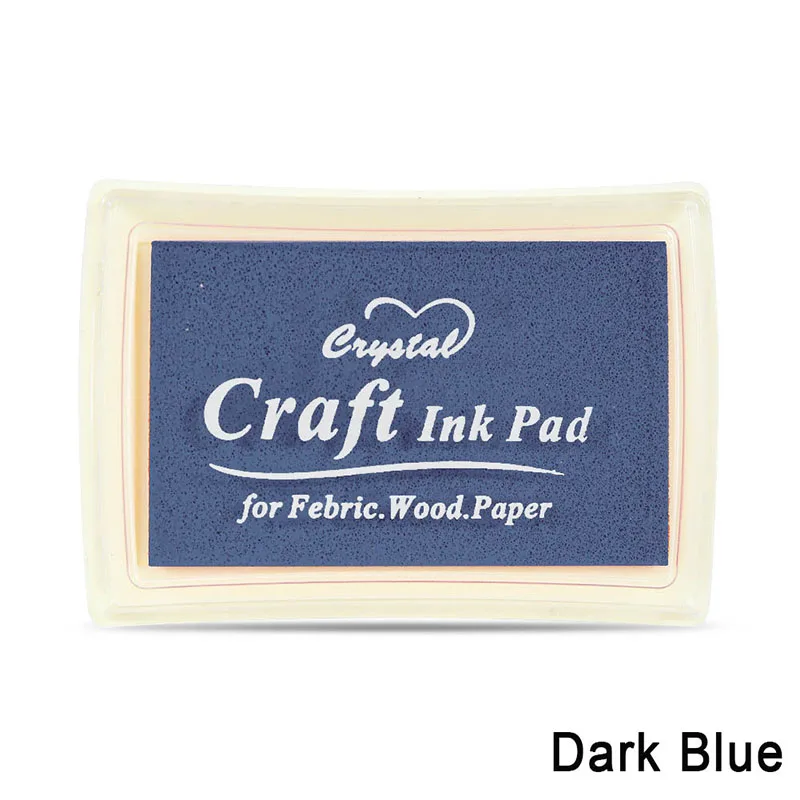 Dark Blue Новые уплотнительные печать, штемпели красочная штемпельная подушечка для печатей декоративные штампы для DIY ScrapCrafts бронирование Pad ремесла Краски Inkpads для офиса - Цвет: Dark Blue