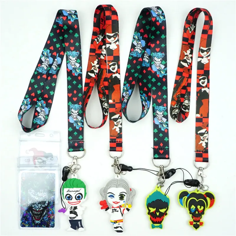 Мультяшный крутой шейный ремешок для ключей брелок USB ID карты держатель ожерелья