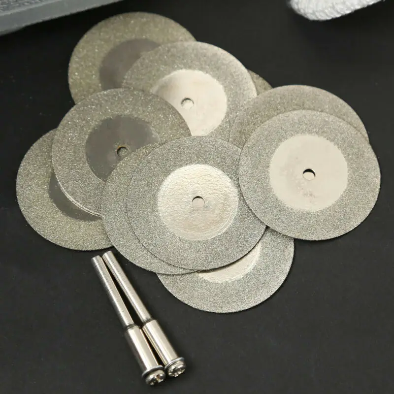 

10pcs Diamond Coated Cutting Wheels Saw Blades Disc For Power Rotary Tool