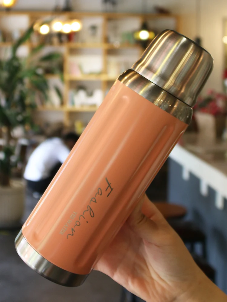 

Large Capacity Vacuum Flasks Thermos Bottle Outdoor Home Portable Vacuum Flasks Nordic Style Botella Termo Kitchen DM50VF