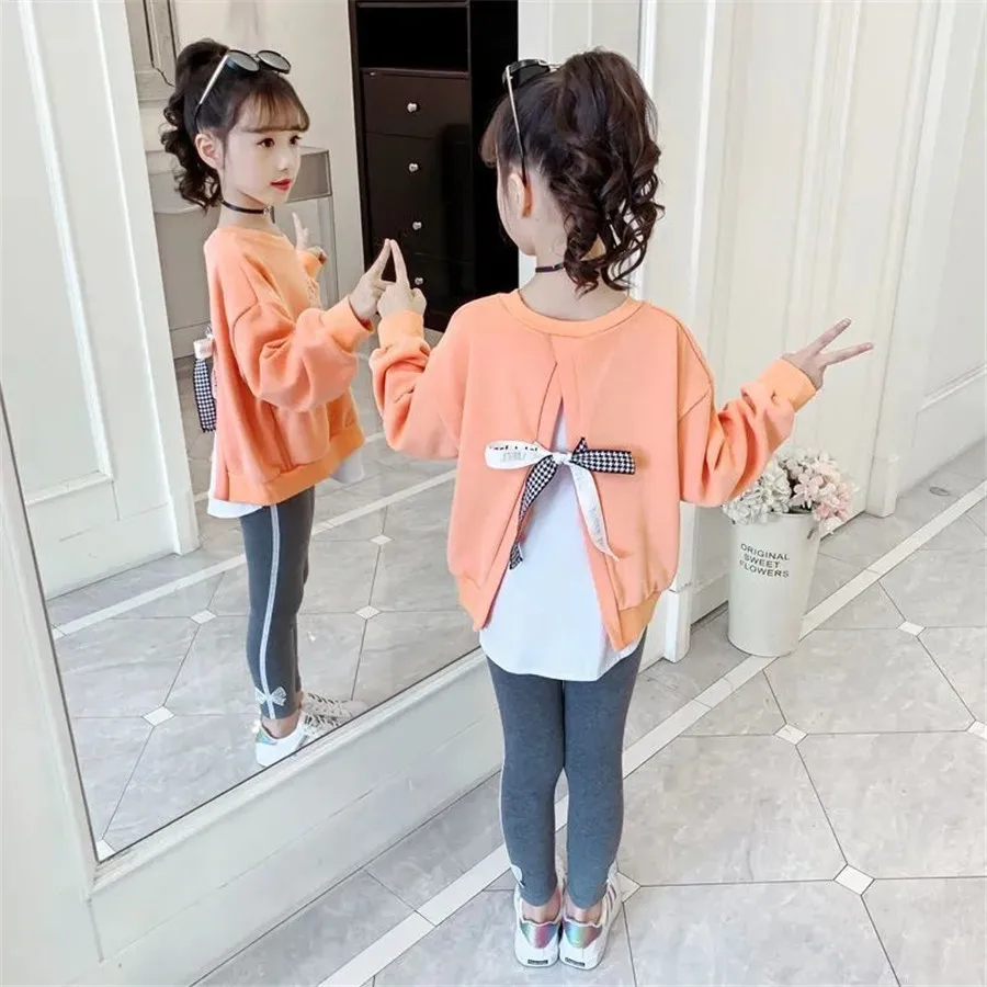 

Kids Tracksuit For Girls Clothing Sets 2021 Autumn Winter Baby Girls Clothes Outfit Suit Children Clothing3-12Year