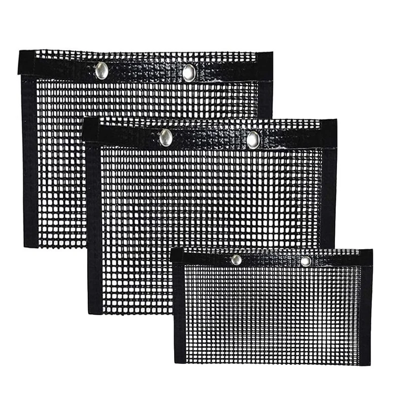 Акция! 3 шт. антипригарная Сетчатая Сумка для гриля сумка барбекю и выпечки