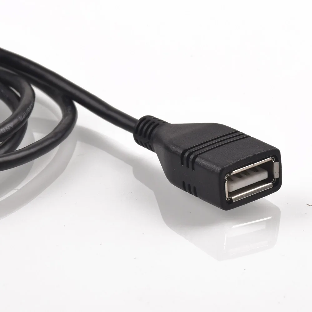 Автомобильный MINI ISO 6 контактный разъем Черный USB Кабель адаптер AUX функция для Fiat