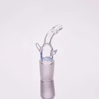 2pcs bent suction connectorexternal grindingwith hook upmale 1926bent head grindingbent tube grinding