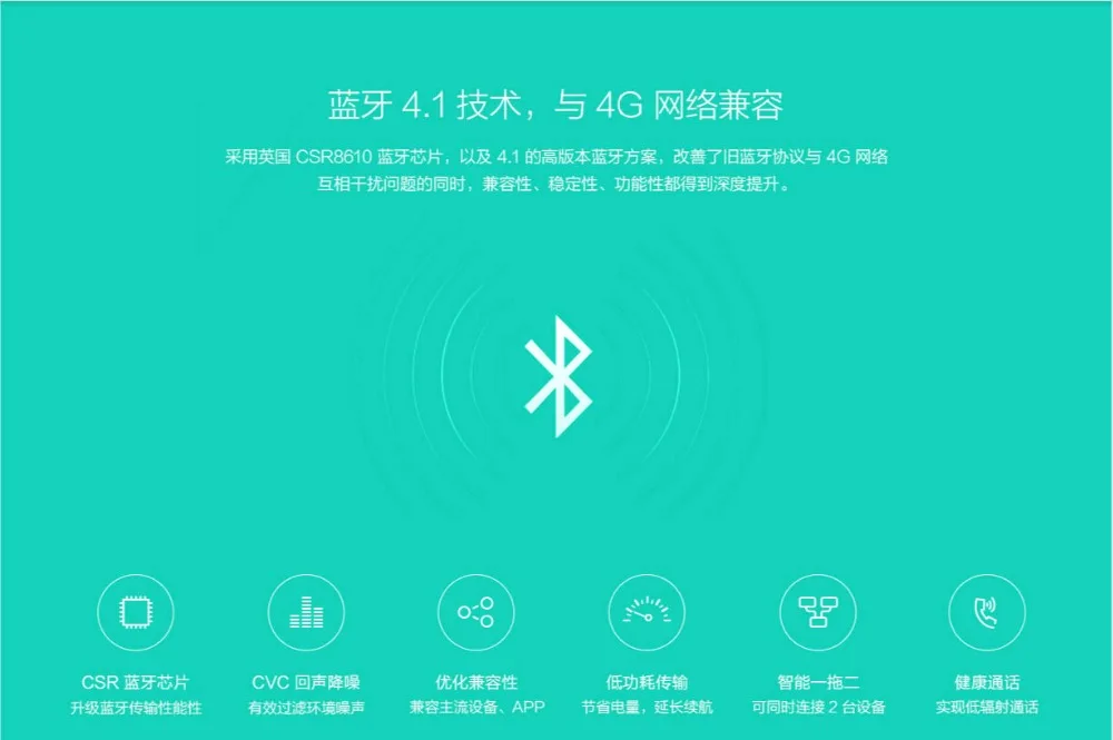 Оригинальная bluetooth-гарнитура xiaomi mini, корпус наушников 4,5g, одна кнопка, многофункциональная гарнитура