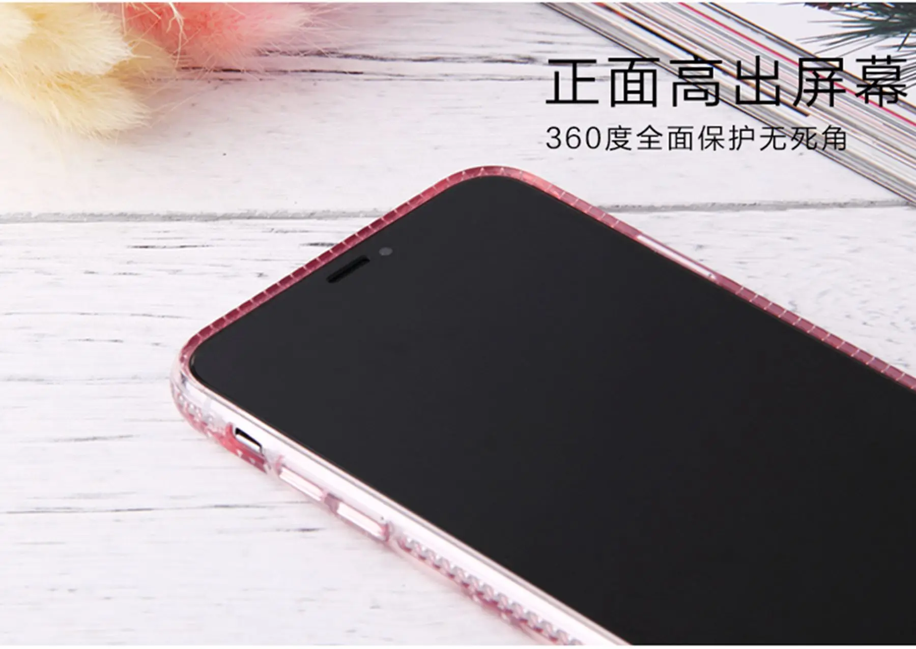 XR модный прозрачный чехол с ромбовидным узором для iPhone X XS Max 6 6S 7 8 Plus мягкий
