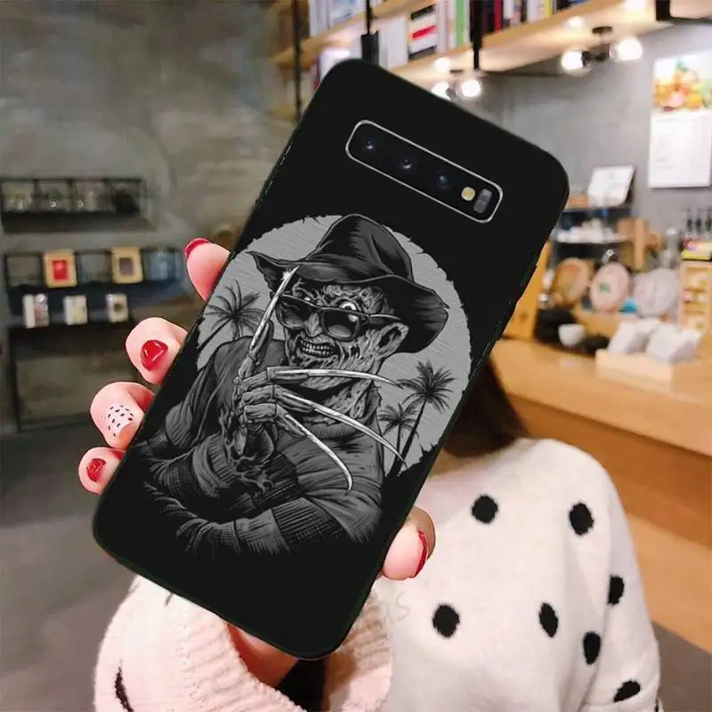 

Horror Movie cool fashion black Phone Case For Samsung A50 A51 A71 A20E A20S S10 S20 S21 S30 Plus ultra 5G M11 funda shell