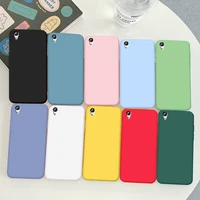 for vivo y51 case soft tpu silicone case for vivo y51l macaron colors candy black simple phone back cover