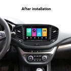 Четырехъядерная Система Android автомобильное стерео радио Gps BT плеер для LADA Vesta Cross Sport 2016 2017 20182019 поддержка плавающего стекла DVR