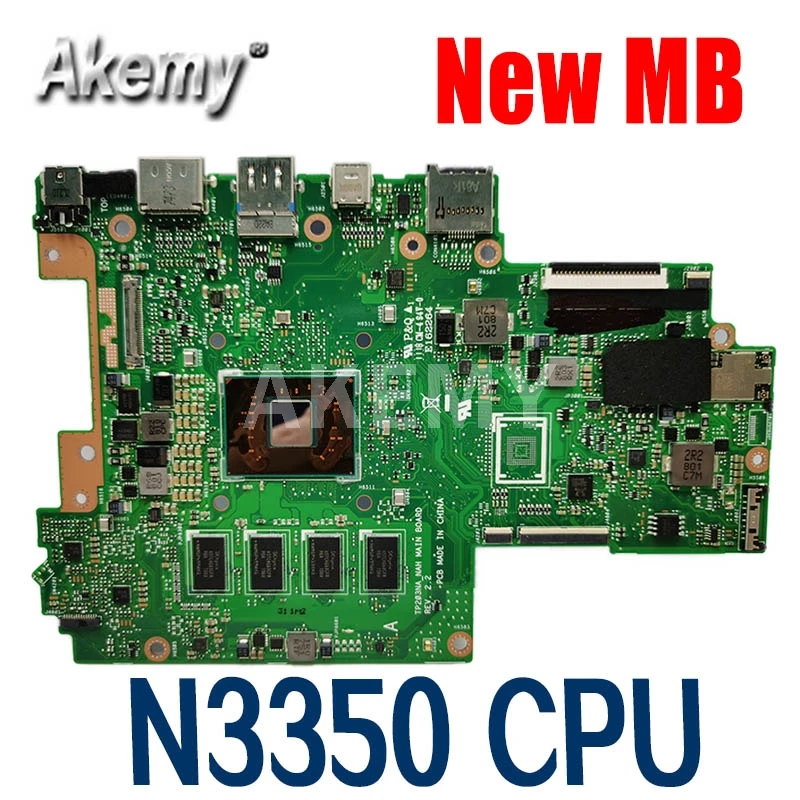

Akemy TP203NAH MB._4G/N3350 MainBoard For ASUS TP203NAH TP203NA TP203N Laptop Motherboard 90NB0FK0-R00020