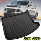 Для Ford Escape Kuga 2013 2014 2015 2016 2017 2018 задний багажник коврик Коврики для багажника пол лоток ковер протектор автомобильные аксессуары